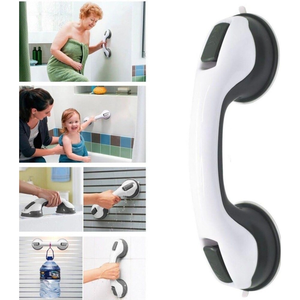 HomeKaren Suction Grab Bars- 2 Pack - NEW IN BOX - 12 Inches Shower Handle Bar
